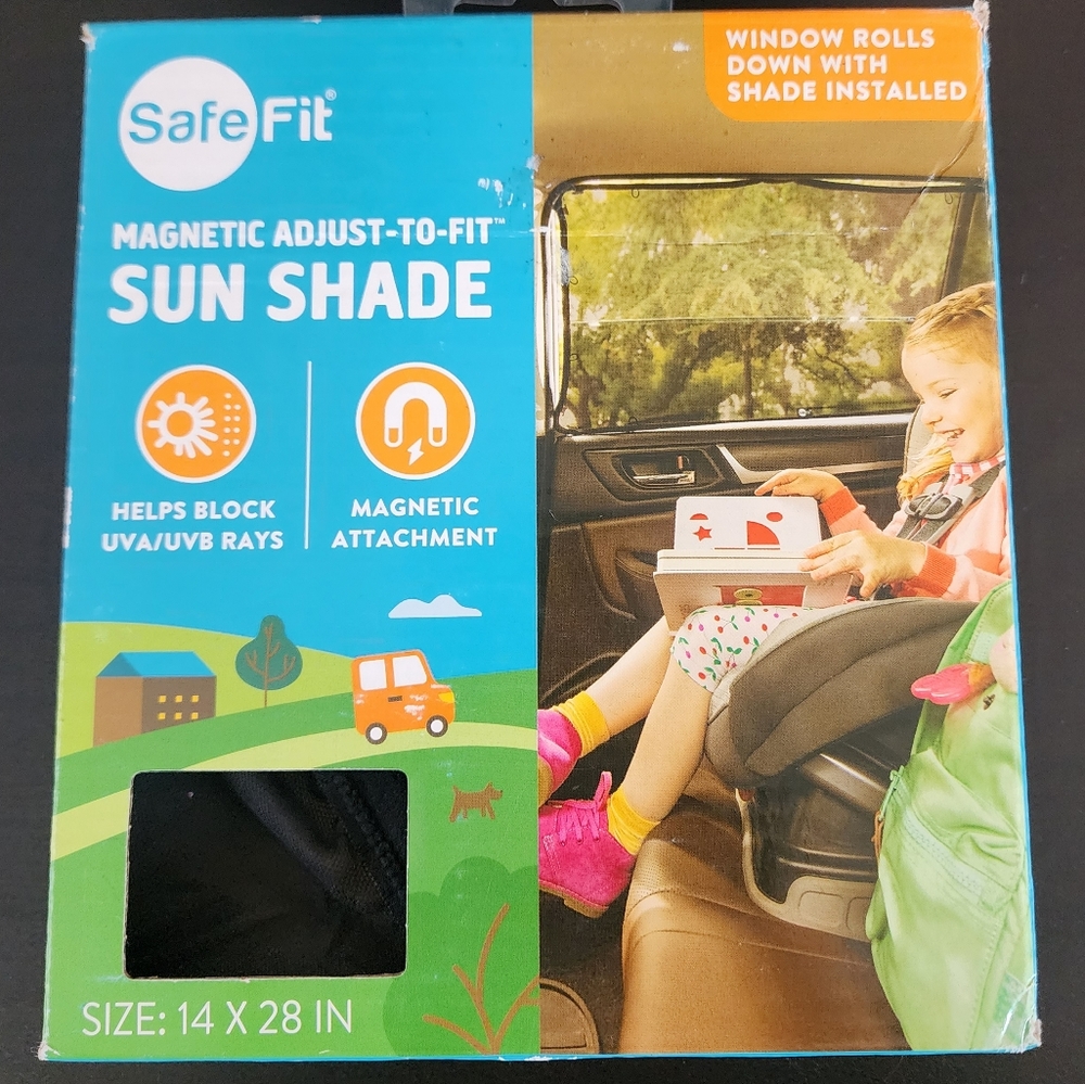 NIB Safe Fit car window sunshade